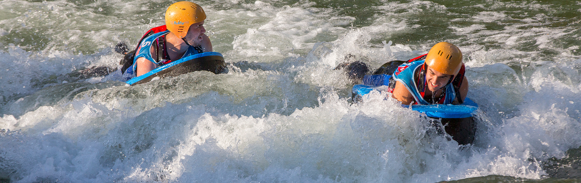 Nage en eau vive sur le Parc des eaux vives de Huningue
